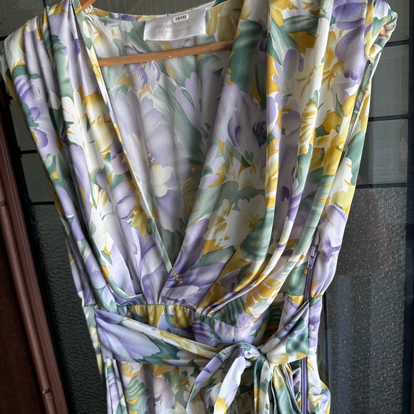 ✨ Bronx and Banco Floral Ruffle High-Low Dress – Size Large ✨ - Picture 4 of 5